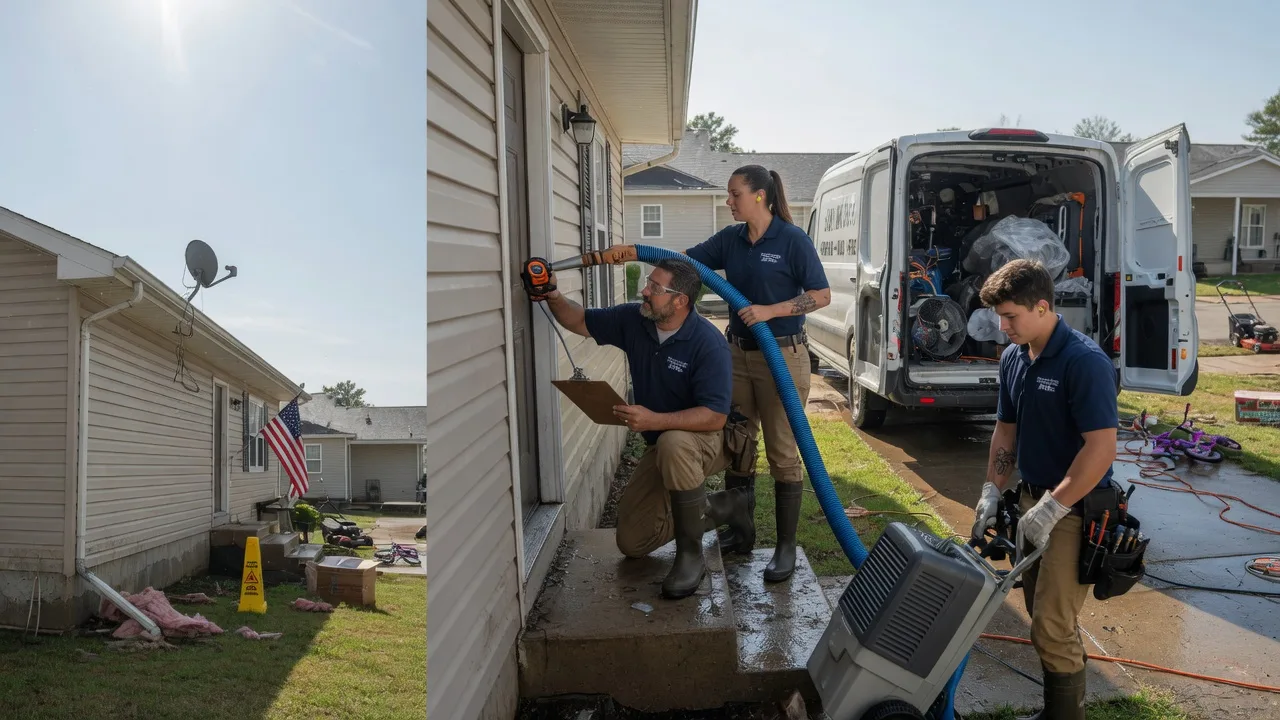 Ceiling Water Damage Restoration in Lakefield, MN near me
